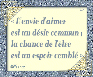 L'envie d'aimer.....................